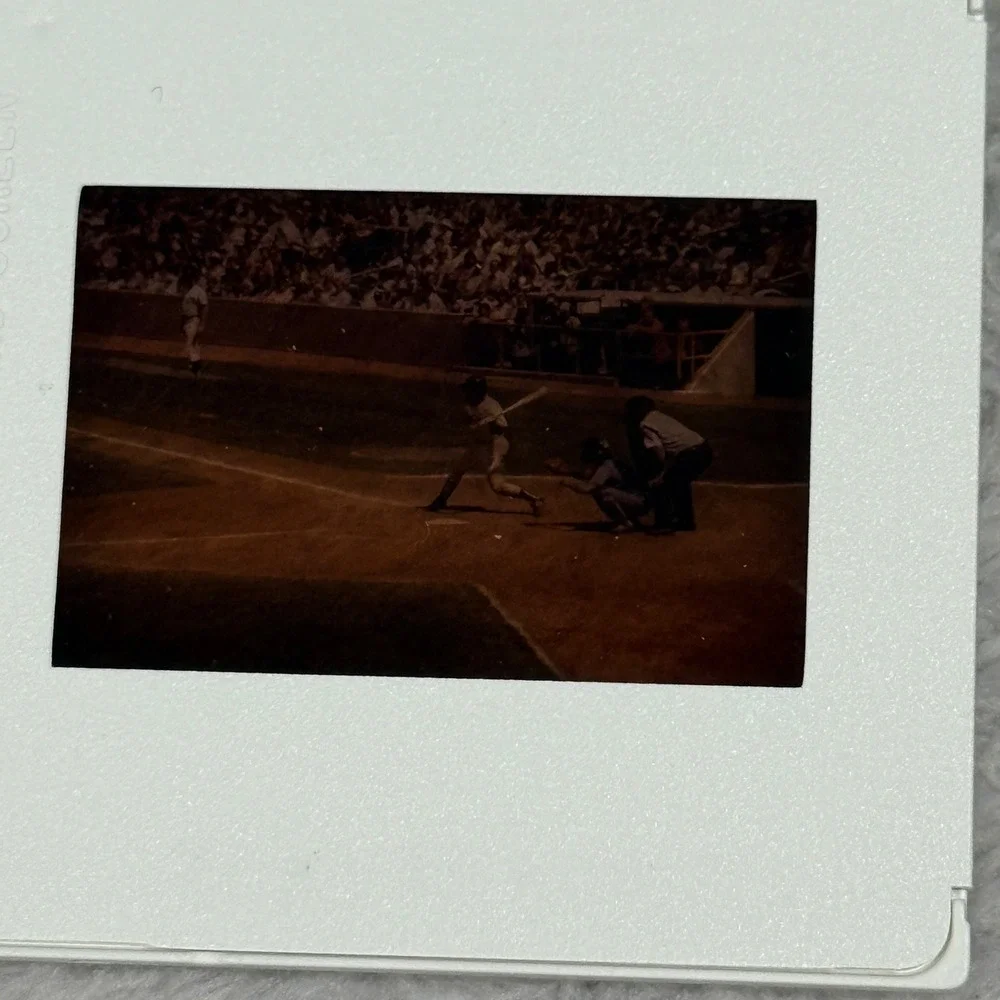 Fuji Film Vintage Baseball Slides 1978 Lot of 17 Action Shots Stadium Photos